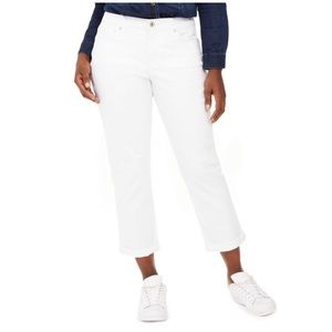 Style and Co white girlfriend jeans NWT